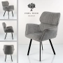 Krzesło DELUXE KR-168 Tkanina STRONG 14 Noga Metalowa